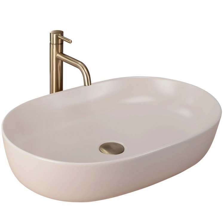 Накладной умывальник Rea Cleo 61 Beige Matt 